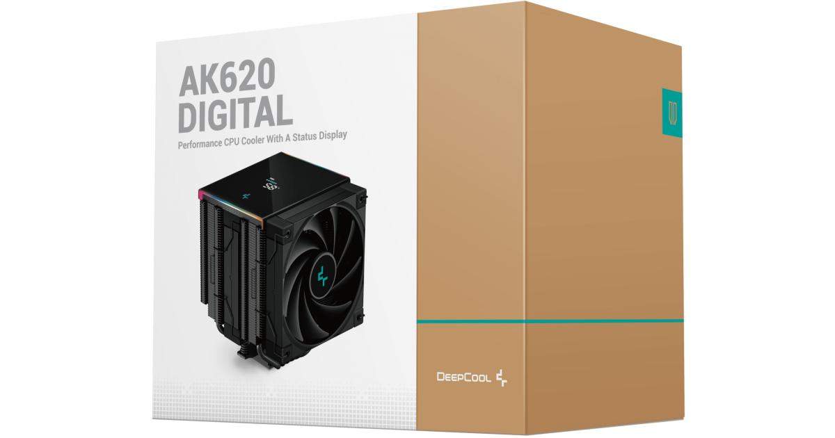 Deepcool AK620 Digital Cooler with Status Display Deepcool AK620 Digital Cooler with Status Display